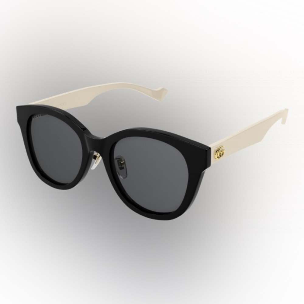 GUCCI GG1002SK- Black/WHITE 004 Sunglasses